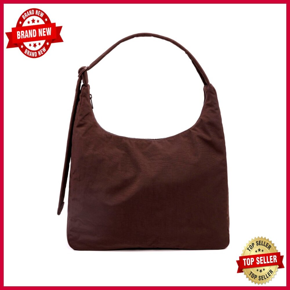 Recycled Nylon Hobo Shoulder Bag With Adjustable Strap
